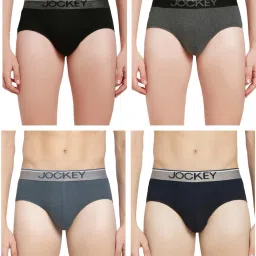 Pack of 4 Solid Men Brief-21