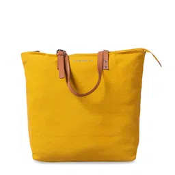 STRAP IT Yellow Structured Shoulder Bag with Quilted image 3