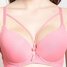 PrettyCat Medium Coverage Lightly Padded Seamless Push-Up Bra With All Day Comfort image 4