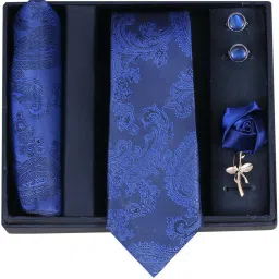 RANDOM STRIPE Satin Tie & Cufflink-image-21