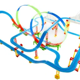 kiditos Electric Engine Train Track Set Self-Assemble Multi-Level Track Builder (Big) image 3