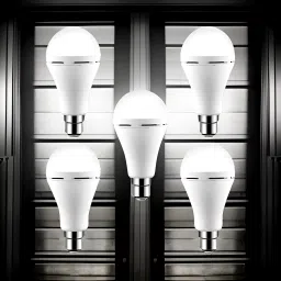 Surya (Emergency Bulb) 12W Rechargeable LED (Emergency Light) (Pack of 5) VW547 4 hrs Bulb Emergency Light-image-90