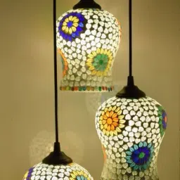 WhiteBindi BorkhaThali_11 Ceiling Light Ceiling Lamp-image-39