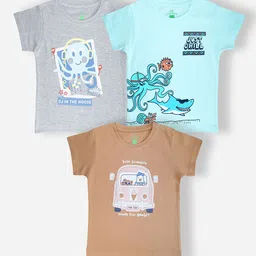YUV Kids Typography 3 Printed Applique T-shirt-picture-10