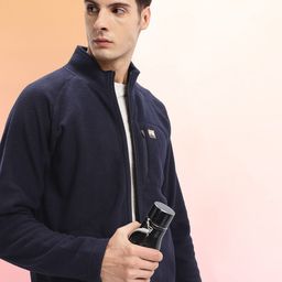 HRX by Hrithik Roshan Mock Collar Fleece Outdoor Sweatshirt-picture-24