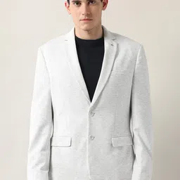 Arrow Self Design Slim-Fit Single-Breasted Formal Blazers-image-13