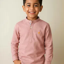 Lagorii Boys Long Sleeves Cotton Shirt-picture-12