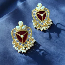 Rebekah Contemporary Studs Earrings-17