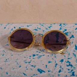 DukieKooky Unisex Kids Round Sunglasses with UV Protected Lens-image-51