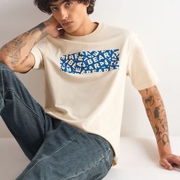 THE BEAR HOUSE Men Printed Drop-Shoulder Sleeves T-shirt-image-28