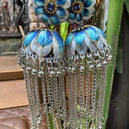 SZN Dome Shaped Jhumkas Earrings-picture-6