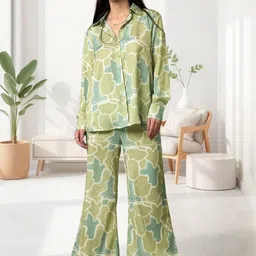 Moda Rapido Women Printed Cotton Blend Co-Ord Set-picture-31
