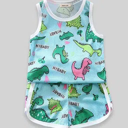 YK Boys Printed Top With Shorts-image-35