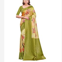 PARVOTSAV Floral Art Silk Designer Saree-image-44
