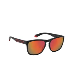 Polaroid Women UV Protected Lens Full Rim Rectangle Sunglasses-image-4