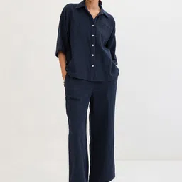 FEMMELLA Shirt Collar Shirt & Trousers Co-ords-picture-53