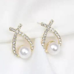 DressBerry Contemporary Studs Earrings-image-72