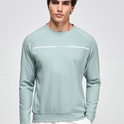 Red Flame Men Logo Round Neck Long Sleeves Sweatshirt-picture-55