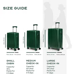 Assembly Iris Set Of 2 Textured Hard-Sided Trolley Bag image 5