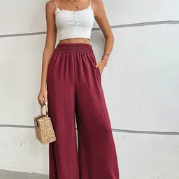 StyleCast Women Wide Leg High-Rise Trousers-picture-28