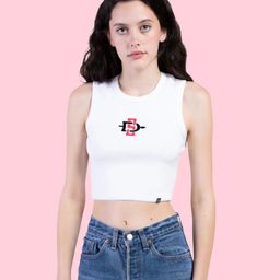 sollobell Women Printed Cotton Tank Crop Top-image-92