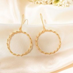 JAYPORE Circular Drop Earrings-18