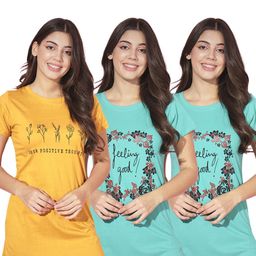 TRENDY WORLD Women Cotton Tshirts-image-74