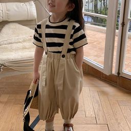LULU & SKY Girls Loose Fit Zip Trousers-image-68