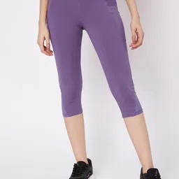 Mehrang Mesh Insert High-Rise Gym Tights With Side Pockets-picture-19