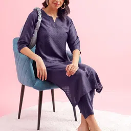 KALINI Women Regular Kurta with Trousers-picture-20