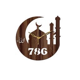 Freny Exim Brown Analogue Wood Wall Clock-image-46