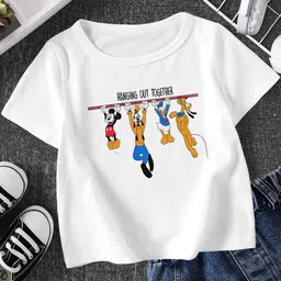 FIONAA TRENDZ Kids Hanging Out Together Printed Cotton T-shirt-picture-10