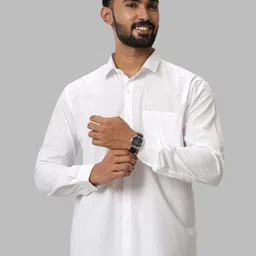 Viveagham Men Classic Opaque Casual Shirt-image-60