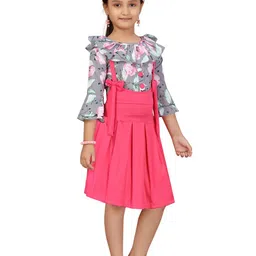 BAESD Girls Printed A-Line Dress-picture-19