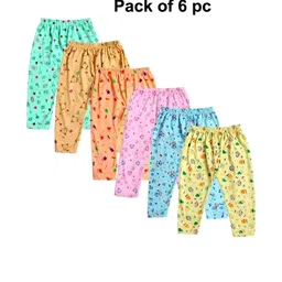 VastraMilap Kids Unisex Multicolor Cotton Pyjamas - Pack of 6-82