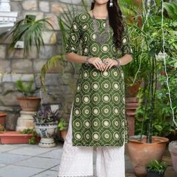 Ethnic basket Women Crepe Kurta-picture-10
