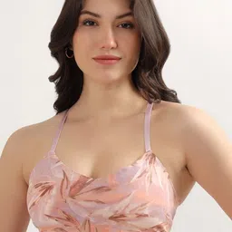 PARKHA Floral Bralette Bra Full Coverage Lightly Padded-8