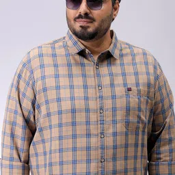 hardsoda by the indian garage co HARDSODA Men Windowpane Checks Checked Casual Shirt-picture-15