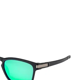 AFERELLE Unisex Square Sunglasses with Polarised Lens RBLKGREENV0 image 2
