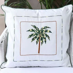Sangria Tropical Essence Printed Square Cushion Covers-picture-27