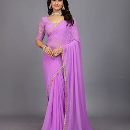 Aardiva Striped Saree-image-72