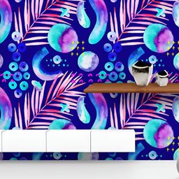 ArtzFolio Printed UV-Resistant Anti-Bacterial Tropical Leaf Strokes Peel & Stick Wallpaper-image-38