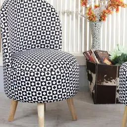 Shadowkart Black Wooden Mudda Pouffe Ottoman-image-22