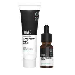 Thriveco Scalp Care Kit - Exfoliating Scrub 25 ml & Vitalizing Serum 10 ml image 1
