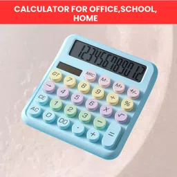 guggu Desktop Calculator, 12-Digit Large LCD and Large Buttons for Office, Homes R295 Basic Calculator-picture-18