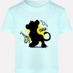 Disney By Miss and Chief Boys Printed Bio Finish Applique T-shirt-image-60