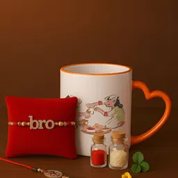 INTERNATIONAL GIFT Orange Printed Ceramic Glossy Mugs Set of Cups and Mugs-image-52