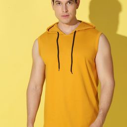 Woostro Pack Of 2 Hooded Gym Tank RS28 COMBO (MUSTARD) (MUSTARD)-image-99