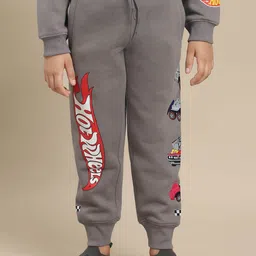 Kids Ville Boys Printed Mid-Rise Joggers-image-63