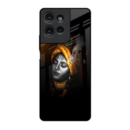 QRIOH Ombre Krishna Printed Motorola G75 5G Impact Resistant Back Case-picture-35